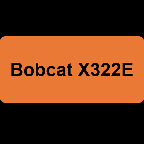Bobcat X322E